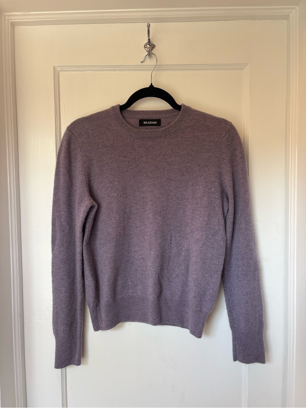 NAADAM 100% Cashmere Crewneck Sweater - Lavender